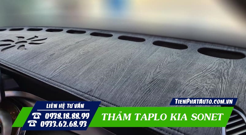 Thảm taplo Kia Sonet là phụ kiện quan trọng không thể thiếu