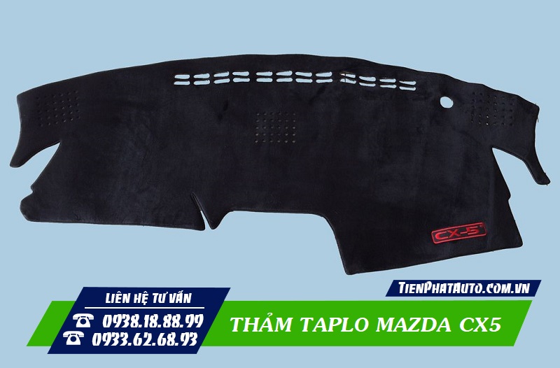 Thảm taplo Mazda CX5 chất liệu nhung cao cấp