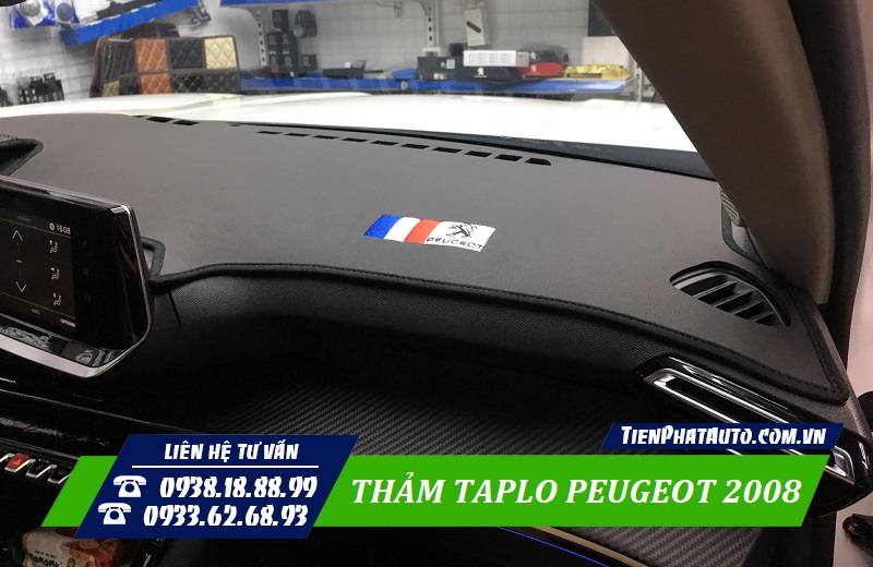 Tiến Phát Auto chuyên may thảm taplo cho xe Peugeot 2008