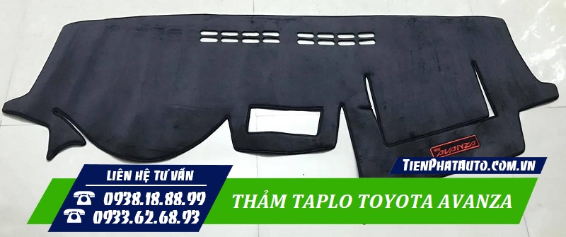 Tiến Phát Auto chuyên may thảm taplo cho xe Toyota Avanza