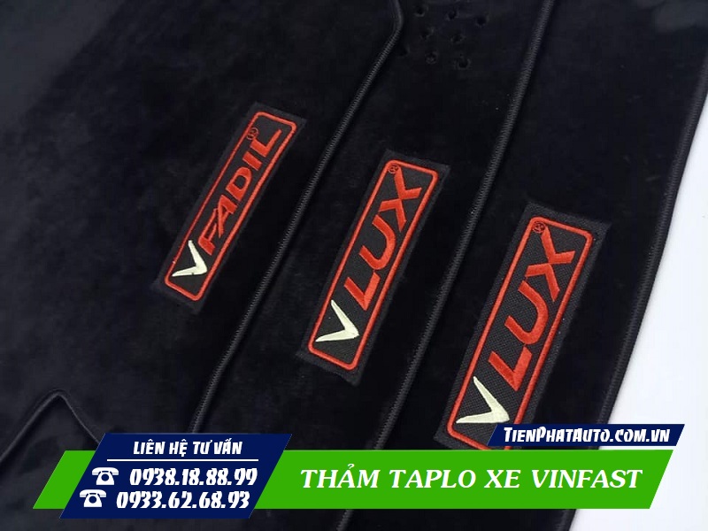 Thảm taplo Vinfast Lux A - SA - Fadil tại Tiến Phát Auto