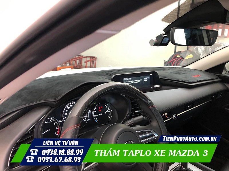 Sản phẩm được thiết kế may chuẩn phom xe theo đời Mazda 3