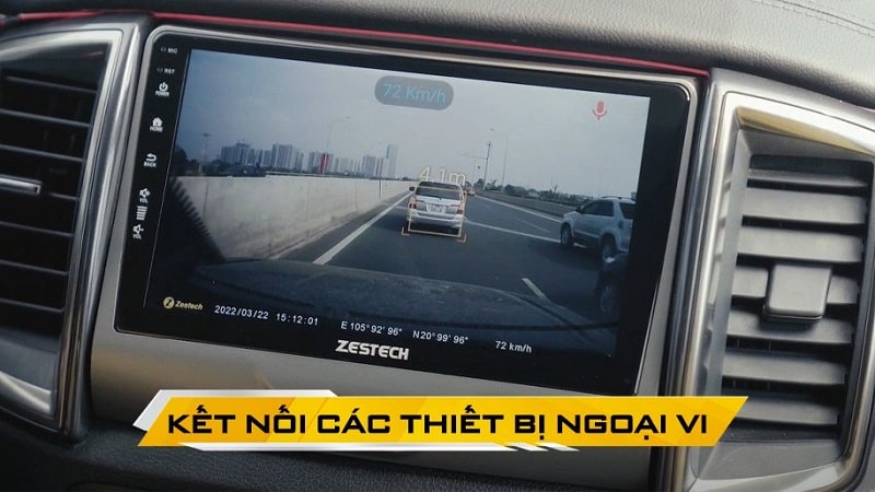 Kết nối ngoại vi hỗ trợ lái xe an toàn với nhiều thiết bị khác