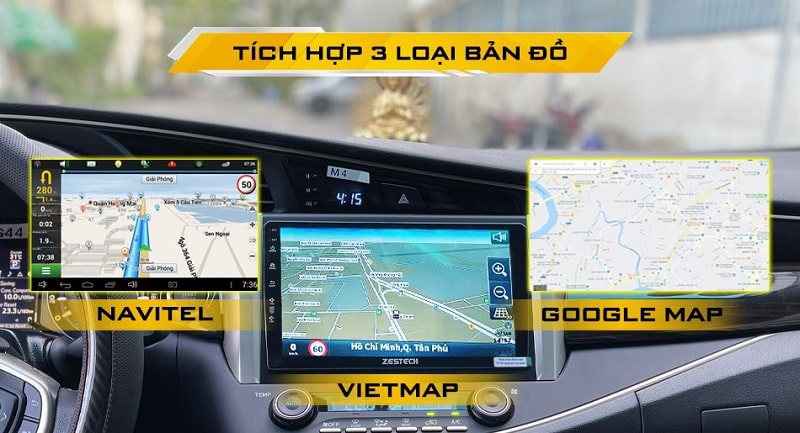 Tích hợp chỉ dẫn đường với nhiều phần mềm hỗ trợ khác nhau