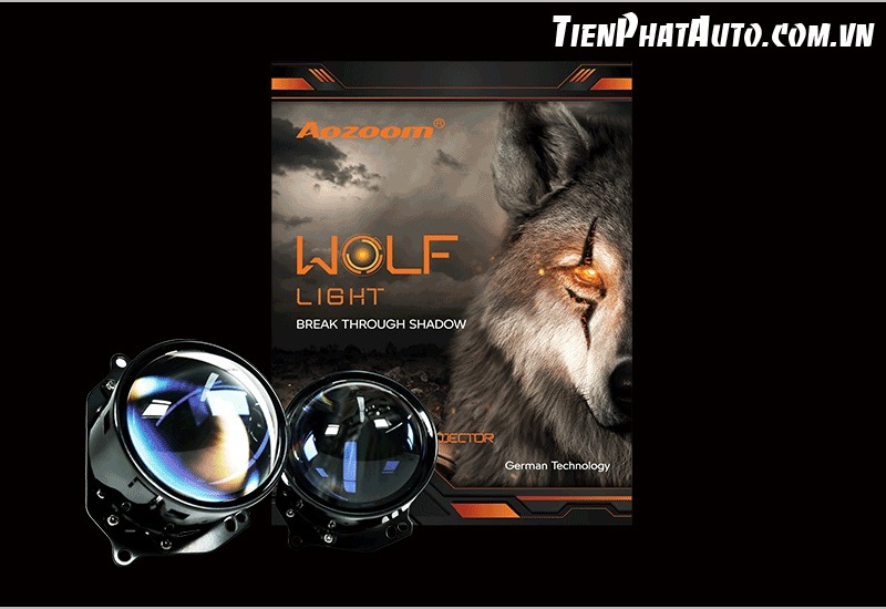 Sản phẩm Bi LED WOLF Light chính hãng AOZOOM
