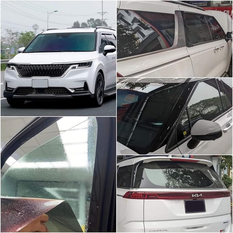 Dán phim cách nhiệt cho xe Kia Carnival