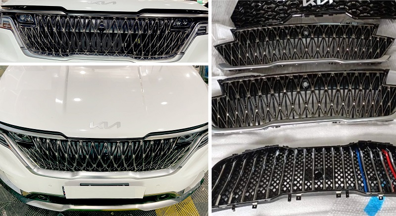 Độ mặt ca lăng cho xe Kia Carnival