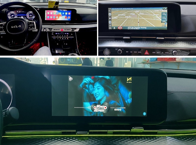 Độ Android Box cho xe Kia Carnival