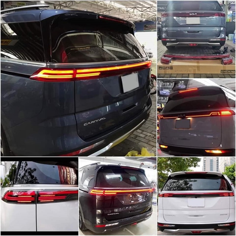 Độ đèn LED cốp hậu cho xe Kia Carnival