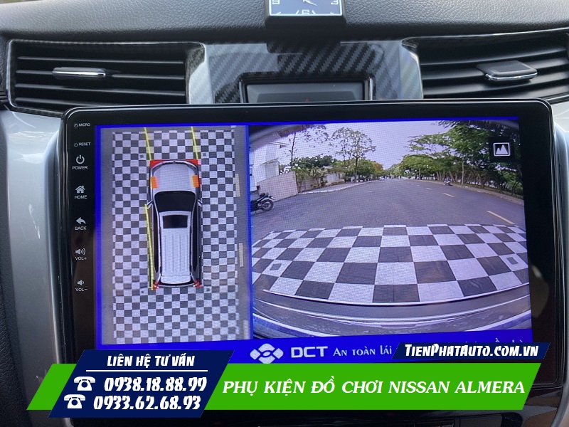 Camera hành trình giúp quan sát toàn cảnh và ghi hành trình 4 phía