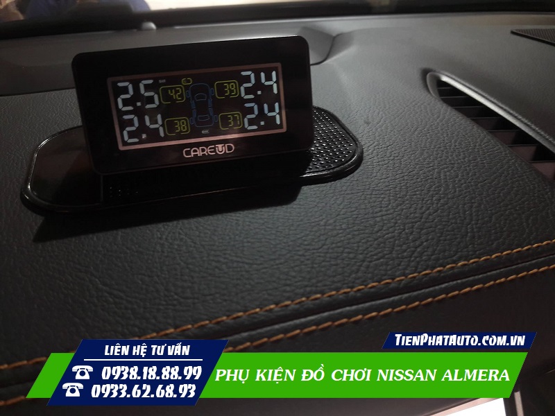 Áp suất lốp giúp kiểm soát tình trạng 4 lốp xe dễ dàng