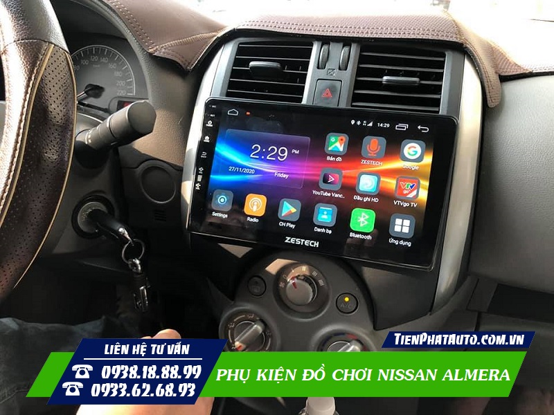 Màn hình Android giúp đáp ứng mọi nhu cầu giải trí trên xe