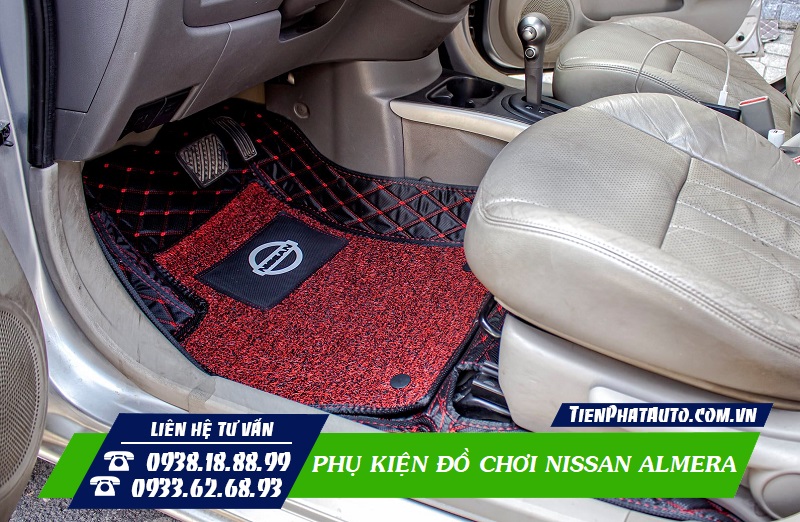 Thảm lót sàn giúp giữ gìn nội thất bên trong xe sạch sẽ