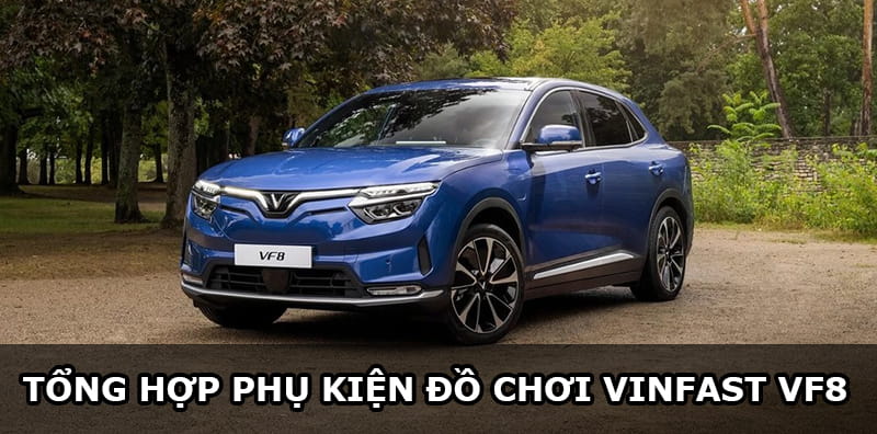 Tổng hợp phụ kiện đồ chơi Vinfast VF8 mời bạn xem tham khảo