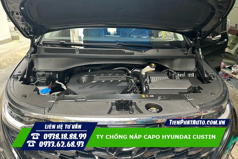 Sản phẩm ty thủy lực nâng nắp Capo cho xe Hyundai Custin