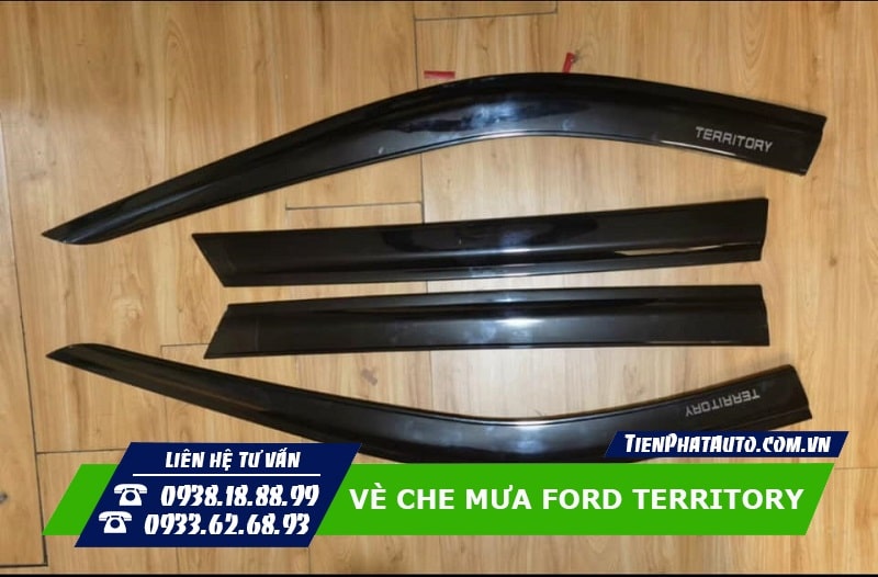 Mẫu vè che mưa Ford Territory chất liệu nhựa ABS cao cấp