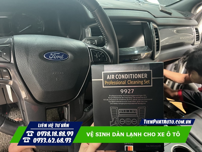 Dung dịch để sử dụng vệ sinh dàn lạnh ô tô chuyên dụng chính hãng Đức