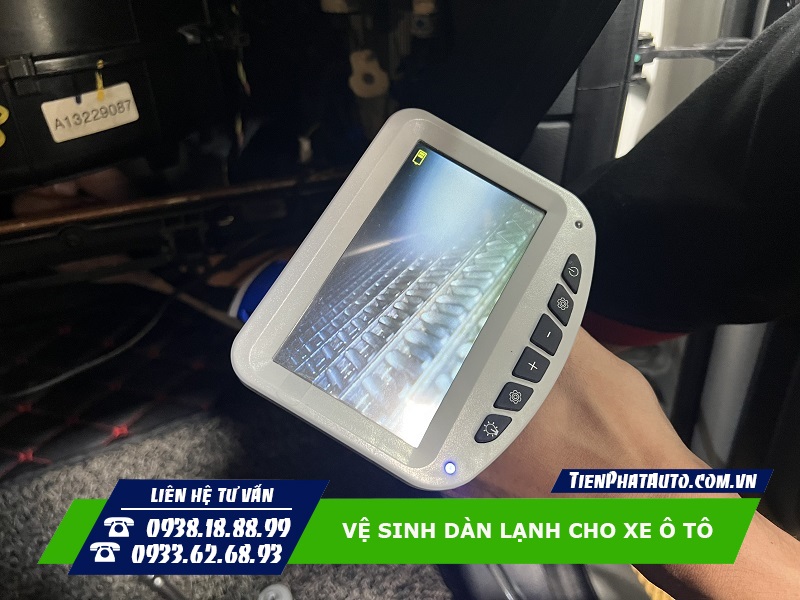 Nội soi là phương pháp vệ sinh dàn lạnh ô tô mới nhất hiện nay