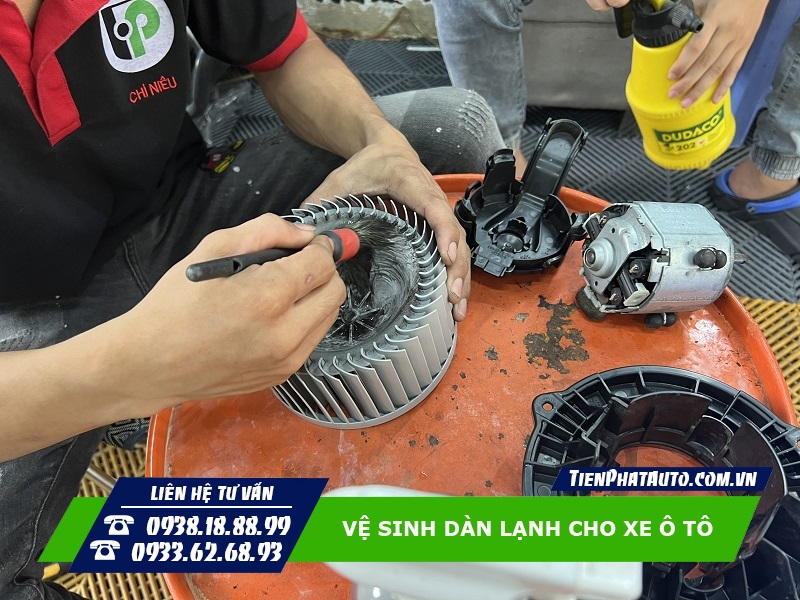 Vệ sinh dàn lạnh ô tô giúp mang lại nhiều sự tiện lợi cho xe