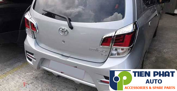 Ôp viền đèn pha, đèn hậu cho Toyota Wigo - Đồ chơi Toyota Wigo