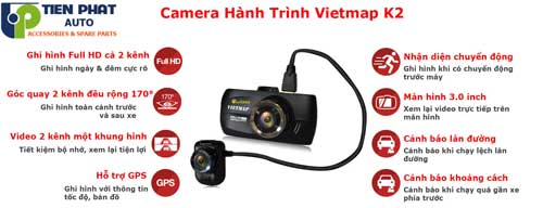 lap camera hanh trinh vietmap K12 Cho Hyundai Avante