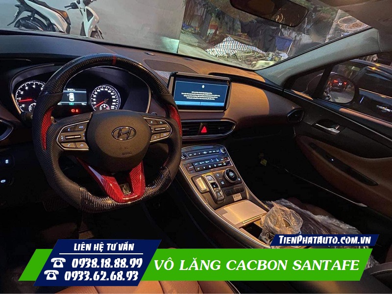 Nội thất xe sang trọng và đẳng cấp hơn khi nâng cấp vô lăng Cacbon