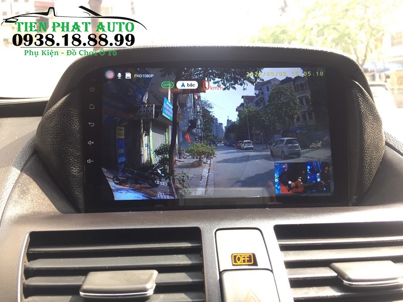Hiển thị camera phía trước xe rõ nét chất lượng
