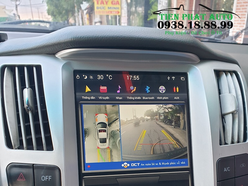 Hình ảnh hiển thị camera phía sau xe