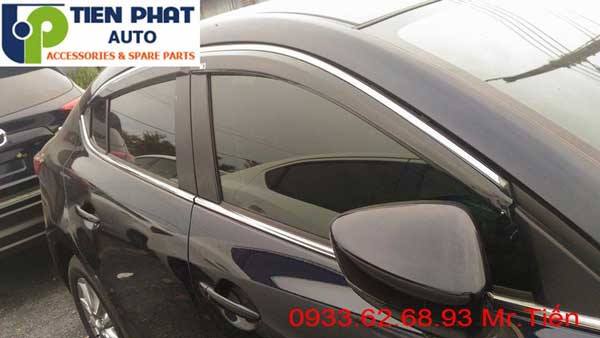 Lắp Viền Che Mưa Cho Mazda 3 2017 Lắp Đặt Tận Nơi