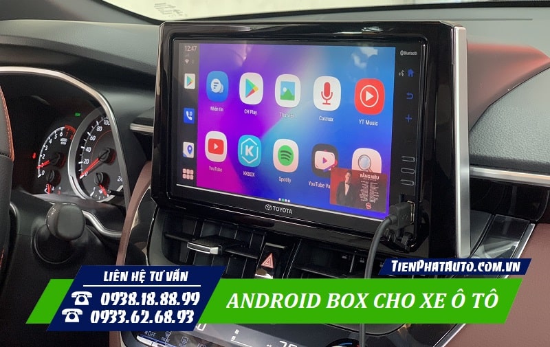 Android Box Cho Ô Tô Biến Màn Hình Zin Thành Android