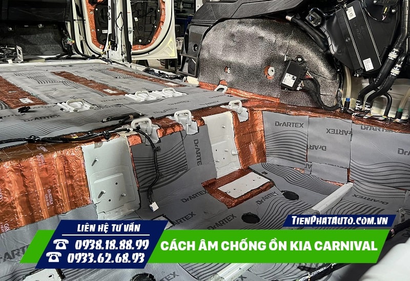 Cách Âm Chống Ồn Kia Carnival