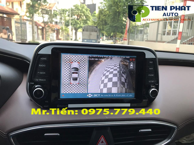 Camer 360 Độ DCT Cao Cấp Cho Xe Santafe Tại Tiến Phát Auto