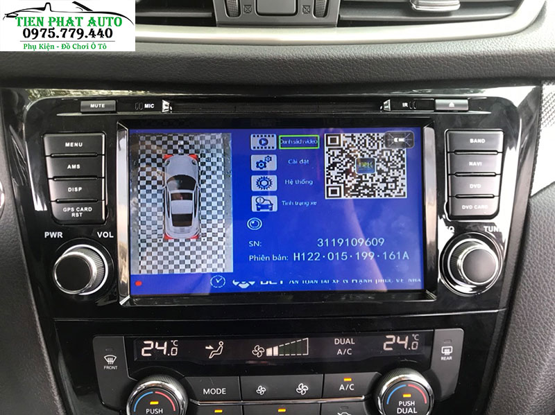 Camera 360 DCT Cho Nissan X-Trail