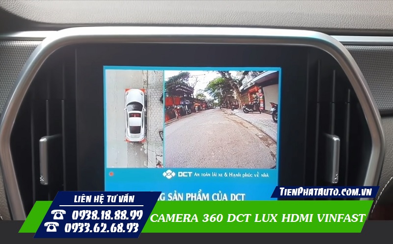 Camera 360 DCT Lux Cho Vinfast Màn Hình Zin