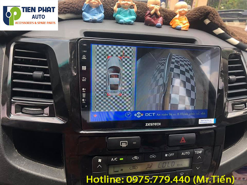 CAMERA 360 ĐỘ DCT CHO XE TOYOTA FORTUNER TẠI QUẬN TÂN BÌNH