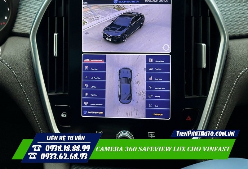 Camera 360 Safeview LUX Cho VINFAST