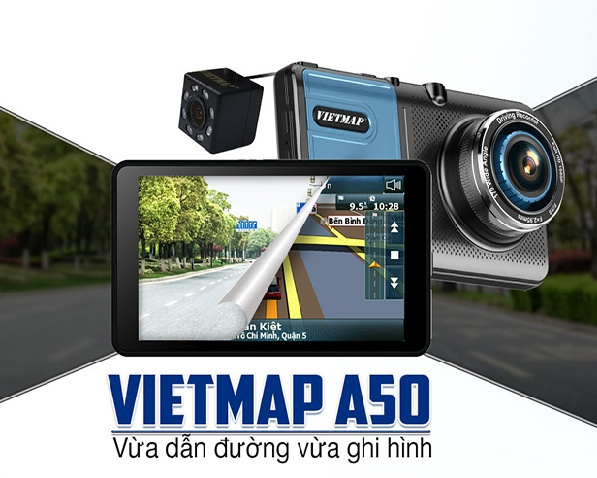 Camera Hành Trình Vietmap A50 Ghi Hình Và Dẫn Đường