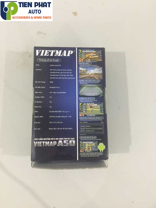 Camera Hành Trình Tích Hợp Dẫn Đường Vietmap A50 Cho Toyota Altis