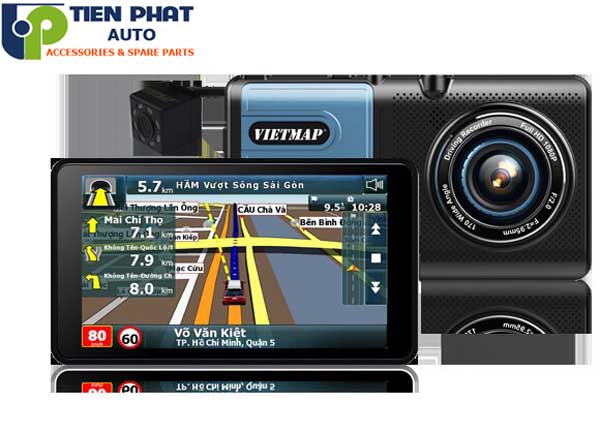 Camera Hành Trình Tích Hợp Dẫn Đường Vietmap A50 Cho Toyota Vios