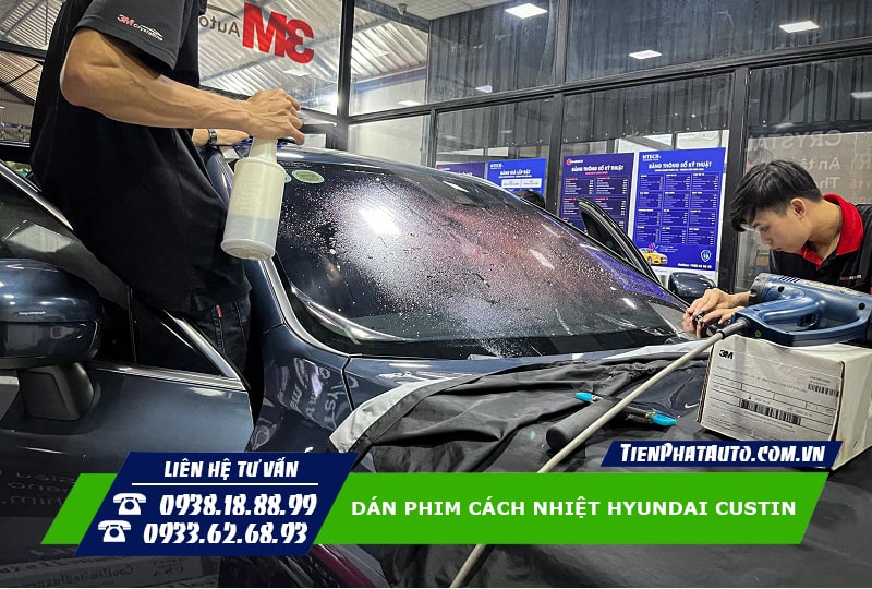 Dán Phim Cách Nhiệt Hyundai Custin