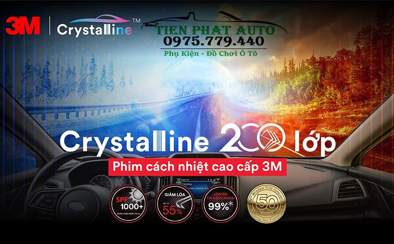 Đánh Giá Chất Lượng Phim Cách Nhiệt 3M Crystalline Chính Hãng