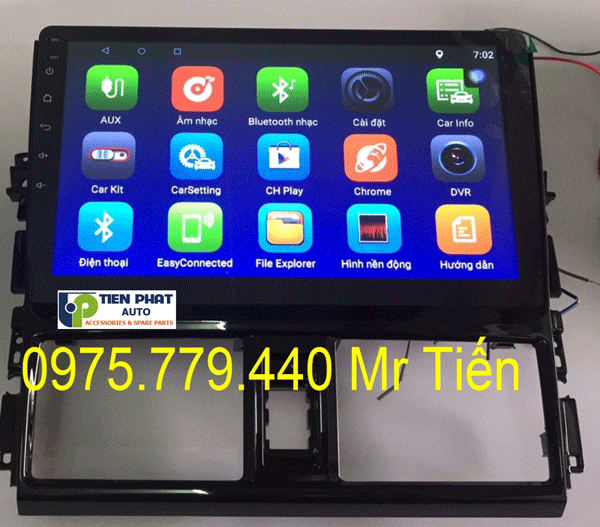 Đầu Màn Hình DVd Chạy Android Cho Toyota Vios 2016-2017-2018
