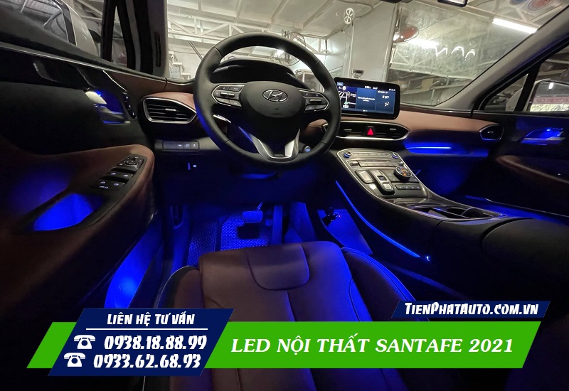 Đèn LED Nội Thất Hyundai Santafe 2021