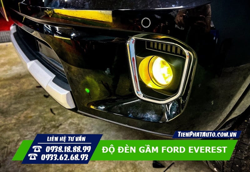 Độ Đèn Gầm Ford Everest