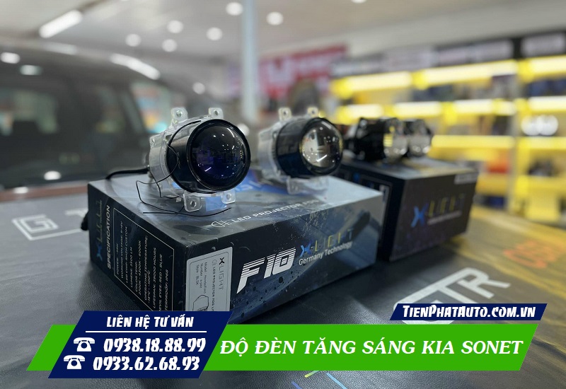 Độ Đèn Tăng Sáng KIA SONET
