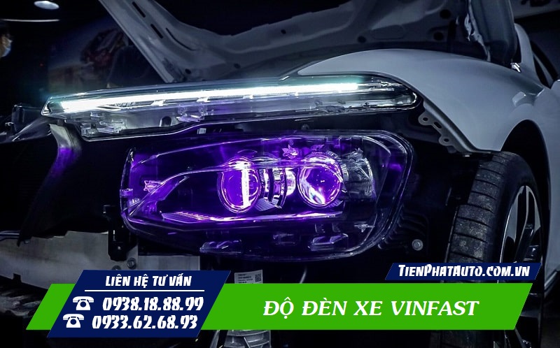 Độ Đèn Vinfast Lux A - SA - Fadil
