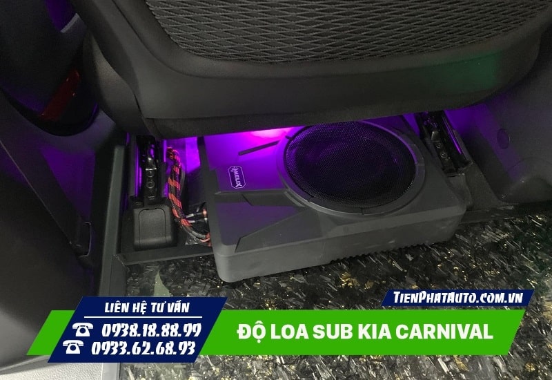 Độ Loa Sub Kia Carnival