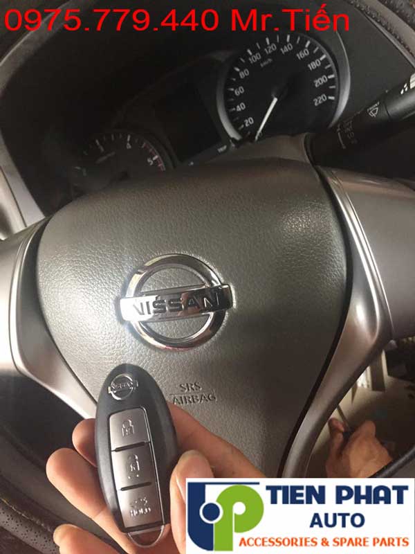 Độ Nút Đề Nổ Chìa Khóa Thông Minh Cho Nissan Navara