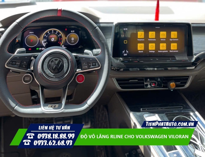 Độ Vô Lăng Rline Volkswagen Viloran