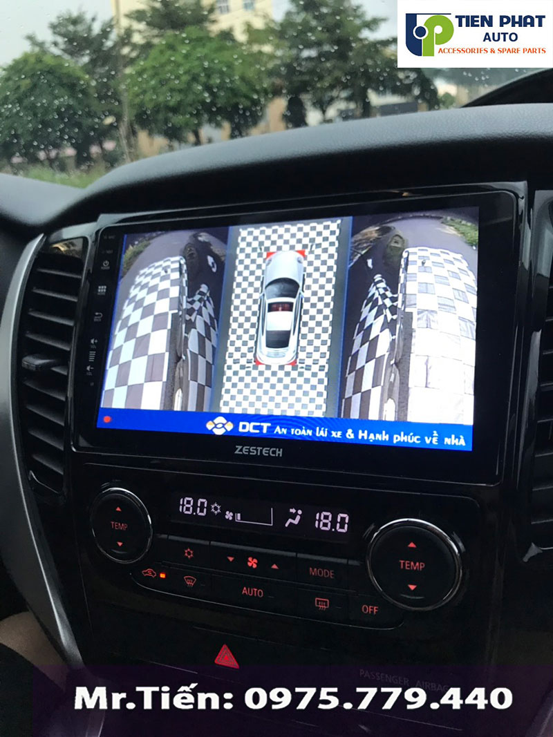 Đơn Vị Thi Công Camera 360 Độ DCT Chuyên Nghiệp Nhất Cho Xe Pajrero Sport Tại TP.HCM